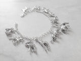 The Beauty of God's Creation / Sterling silver charm bracelet