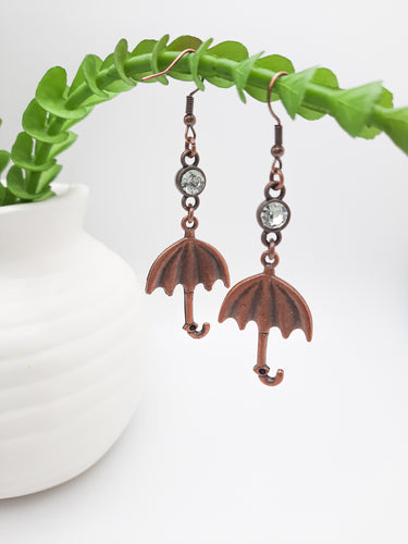 Looks Like Rain / Umbrella Earrings