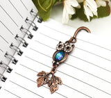 Antique Cooper Owl Blue Gem