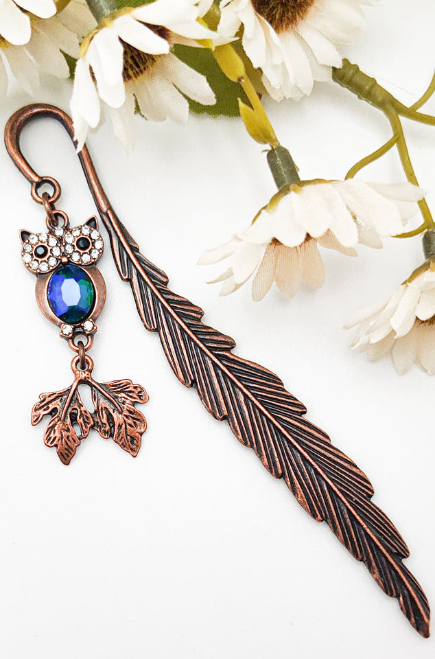 Antique Cooper Owl Blue Gem