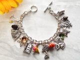 Silver Fall Toggle Clasp Bracelet