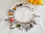 Silver Fall Toggle Clasp Bracelet