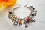 Silver Fall Toggle Clasp Bracelet