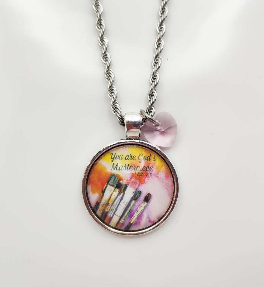 You are God's Masterpiece / Ephesians 2:10 / Purple Heart