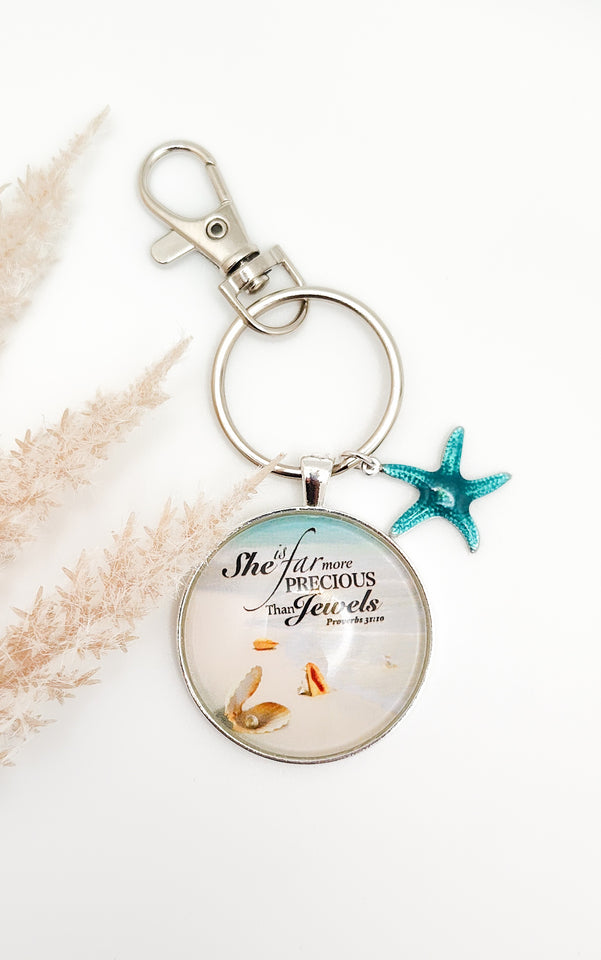 She Is Far More Precious / Keychain